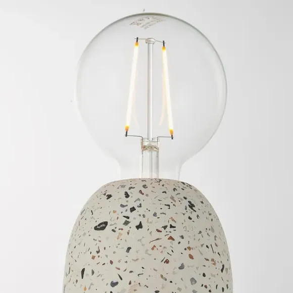Chatom Table Lamp Shadeless - White, Concrete