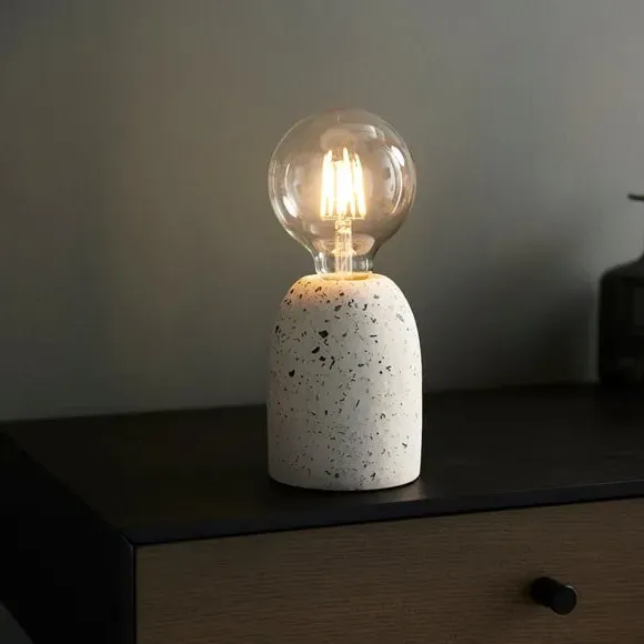 Chatom Table Lamp Shadeless - White, Concrete image