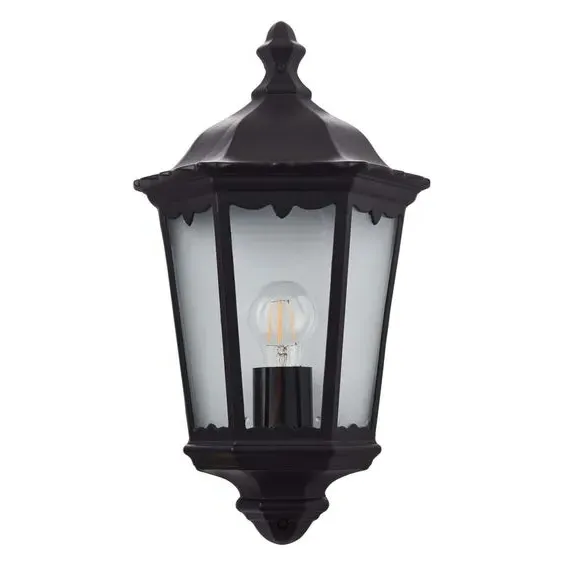 Coach Lantern Wall Light - Black, Aluminium