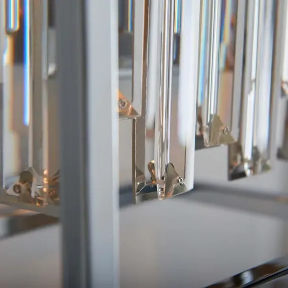 Crystal Wall Light - Chrome, Metal