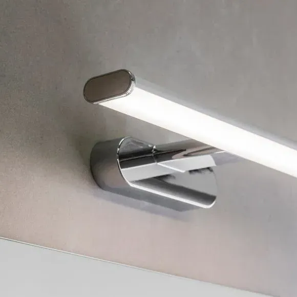 LED Bathroom Wall Light - Silver, Chrome