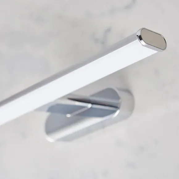 LED Bathroom Wall Light - Silver, Chrome