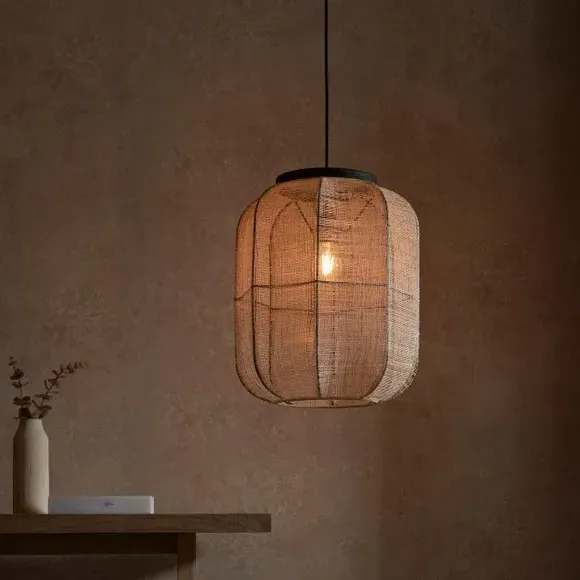 Medium Pendant Light - Black, Plywood image