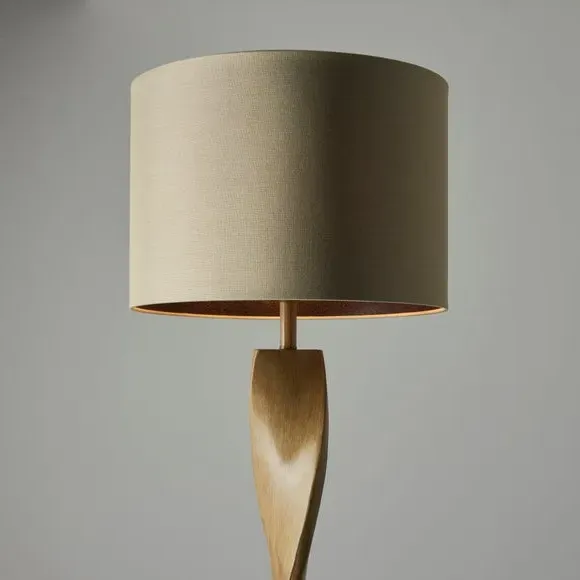 Mid Century Floor Lamp - Natural, Resin