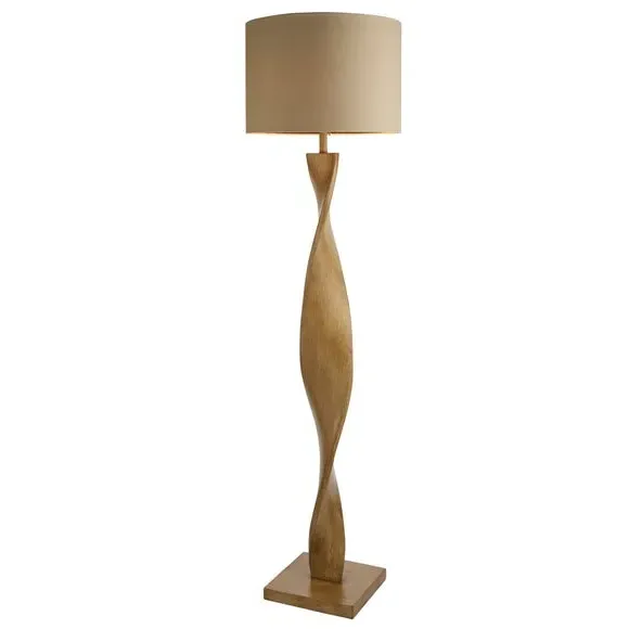 Mid Century Floor Lamp - Natural, Resin
