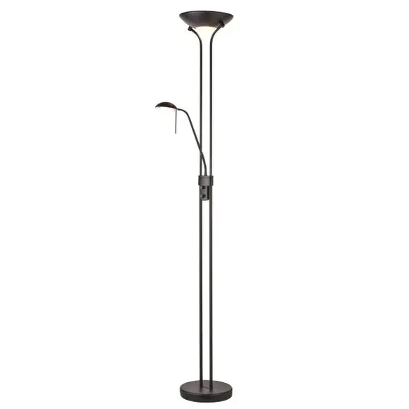 Mother & Child Floor Lamp with Dimmer - Black, Steel