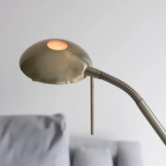 Mother & Child Floor Lamp with Dimmer - Brass