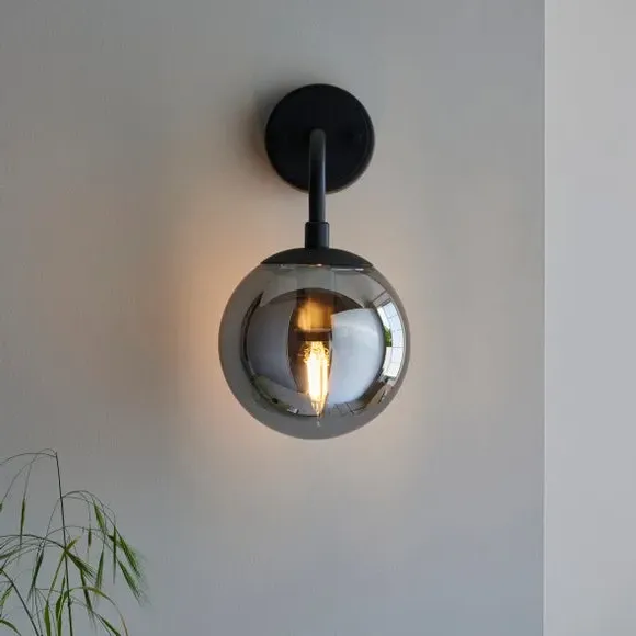 Newton Wall Light - Matt Black, Metal