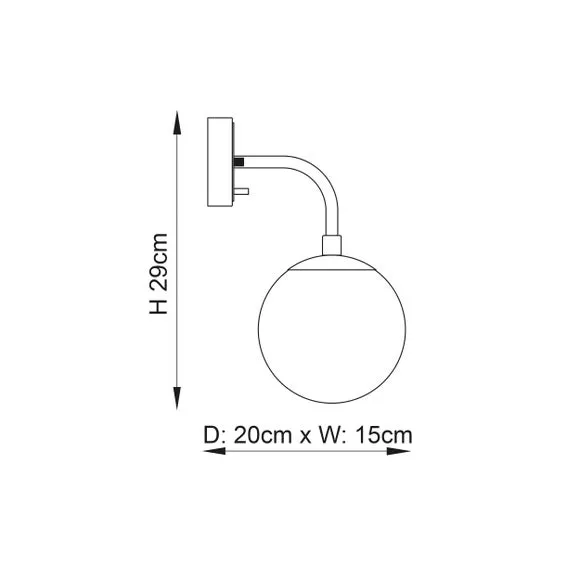 Newton Wall Light - Matt Black, Metal