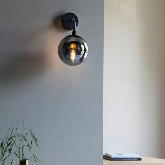 Newton Wall Light - Matt Black, Metal