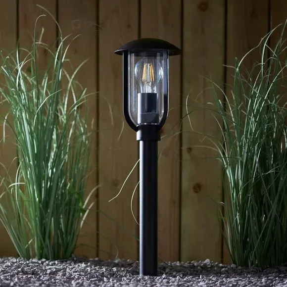 Outdoor Floor Path Light - Black, Aluminium
