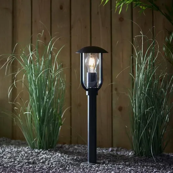 Outdoor Floor Path Light - Black, Aluminium