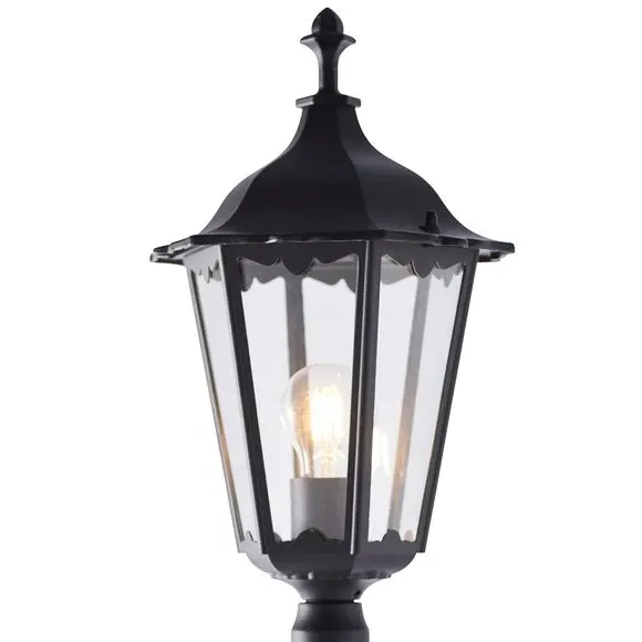 Outdoor Lamppost Traditional Style - Black