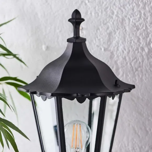 Outdoor PIR Wall Light - Black, Aluminium