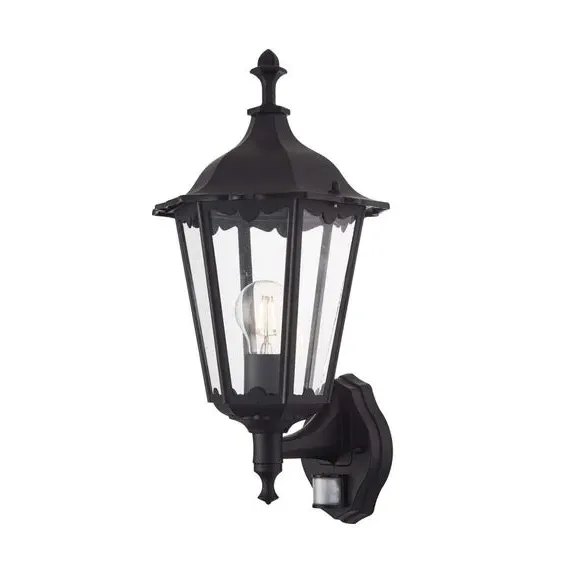 Outdoor PIR Wall Light - Black, Aluminium