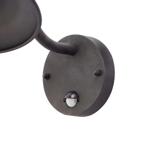 Outdoor PIR Wall Light - Black, Metal