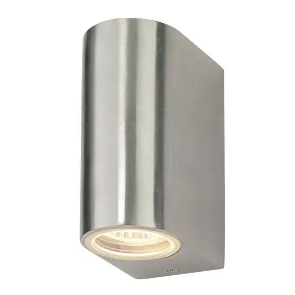 Outdoor Wall Light 2-Light Design - Silver