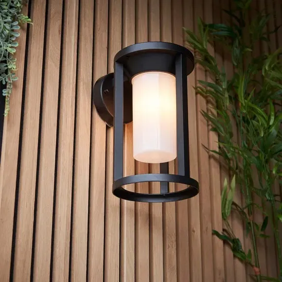 Outdoor Wall Light - Black, Aluminium