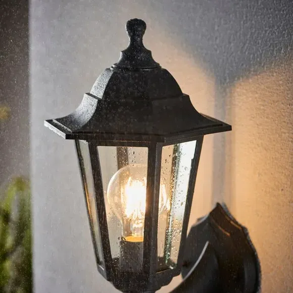 Outdoor Wall Light - Black, Polycarbonate