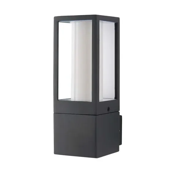 Outdoor Wall Light Contemporary - Grey, Aluminium