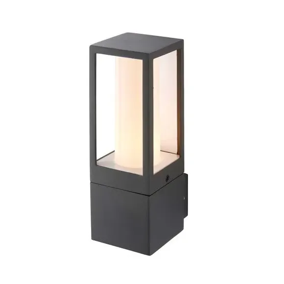 Outdoor Wall Light Contemporary - Grey, Aluminium