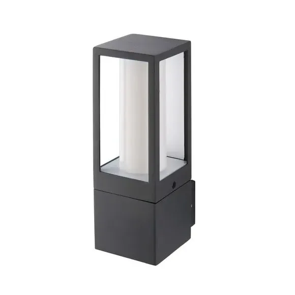 Outdoor Wall Light Contemporary - Grey, Aluminium