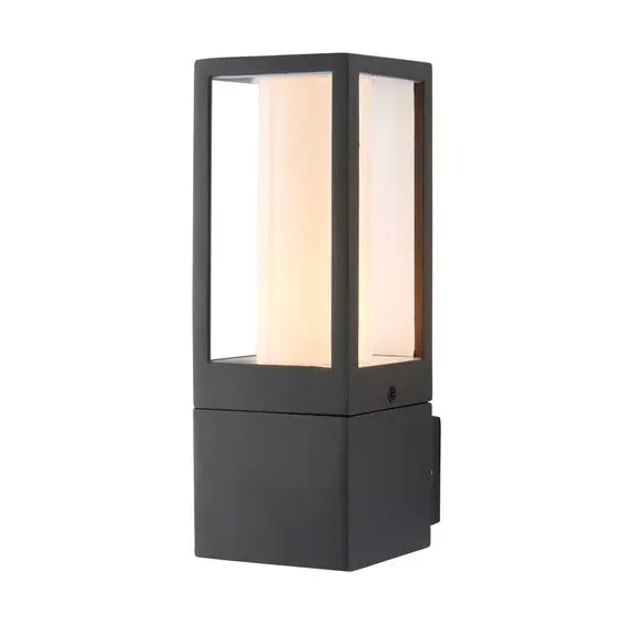 Outdoor Wall Light Contemporary - Grey, Aluminium image