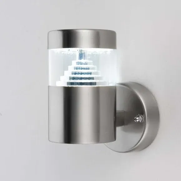 Outdoor Wall Light Contemporary - Silver Steel image