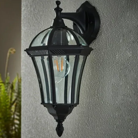 Outdoor Wall Light Dimmable - Black, Aluminium