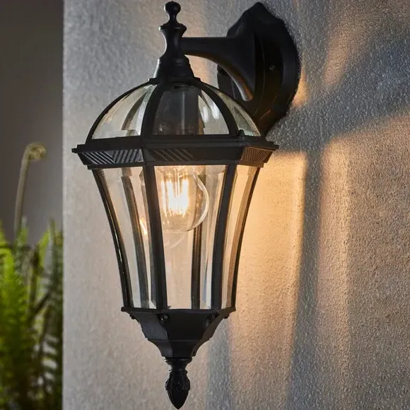 Outdoor Wall Light Dimmable - Black, Aluminium image