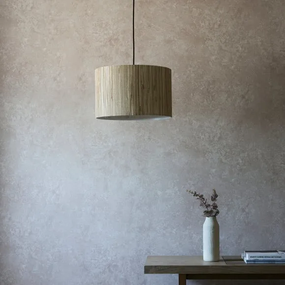 Pendant Light with Dimmer - Natural, Seagrass