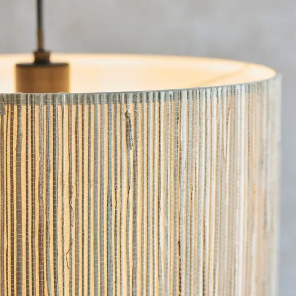 Pendant Light with Dimmer - Natural, Seagrass