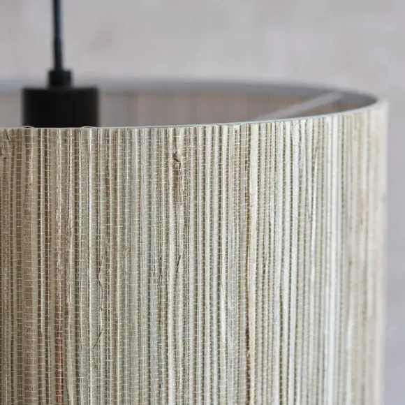 Pendant Light with Dimmer - Natural, Seagrass