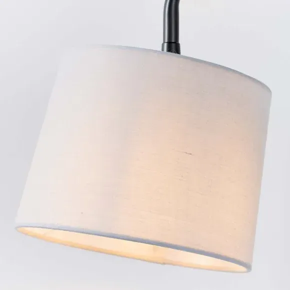 Plug-In Wall Light with Swing Arm - Black