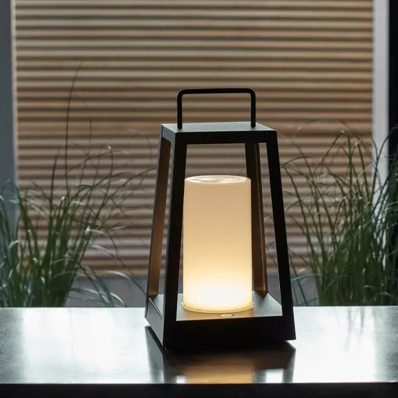 Rechargeable Table Light with Dimmer - Black