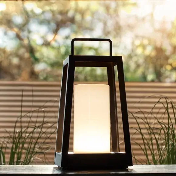 Rechargeable Table Light with Dimmer - Black