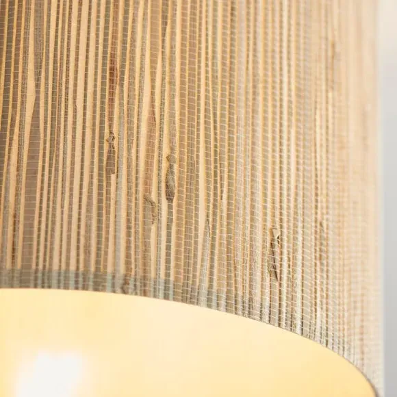 Semi Flush Ceiling Light - Natural, Seagrass