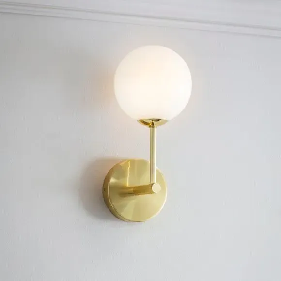 Sphere Wall Light - Gold, Brass Plated