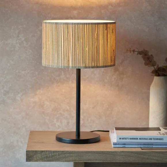 Table Lamp with In-Line Switch - Natural, Seagrass image