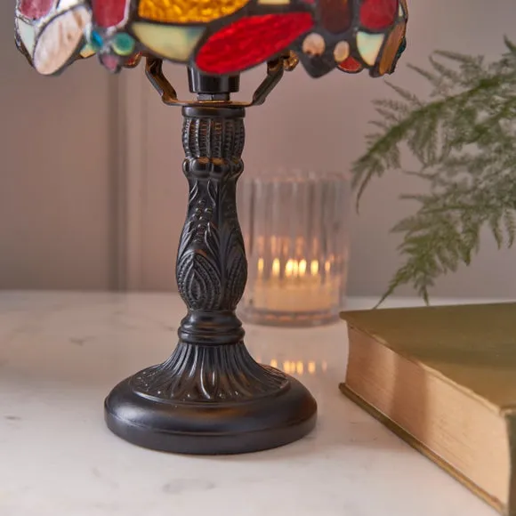 Traditional Table Lamp - Multicolor, Glass