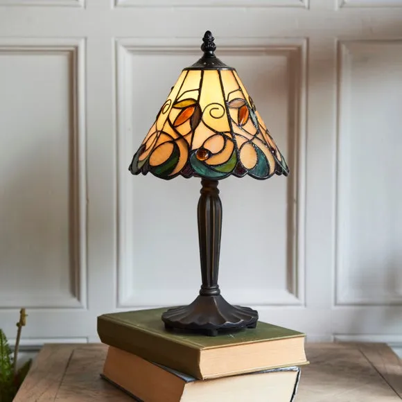 Traditional Table Lamp - Multicolor, Glass image