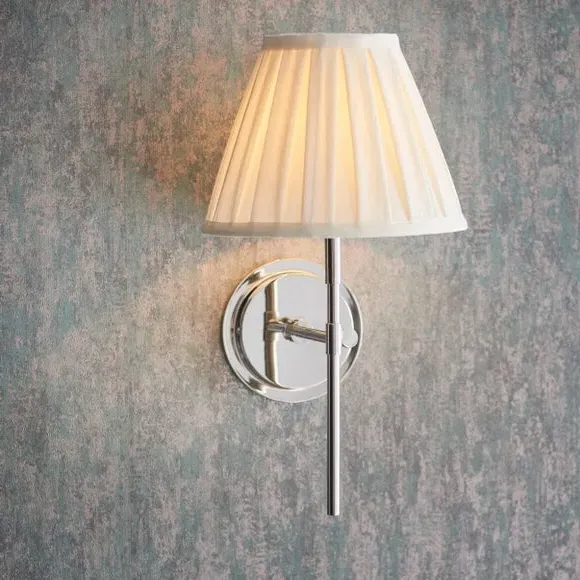 Traditional Wall Light - Nickel