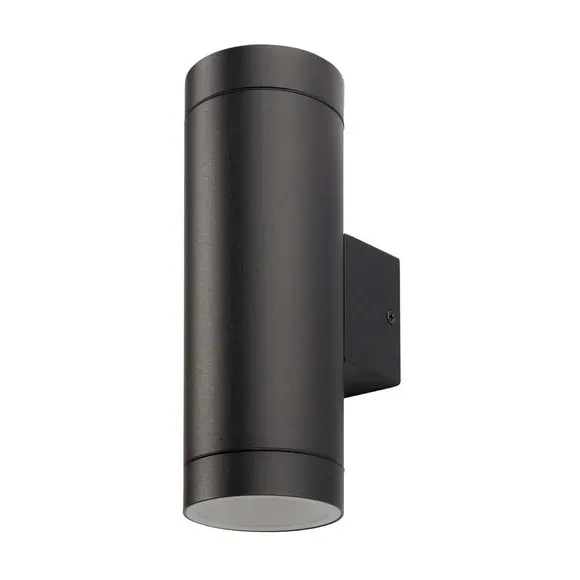 XL Outdoor Wall Light 2-Light - Black, Steel