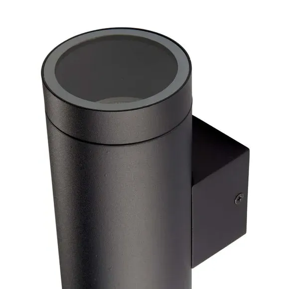 XL Outdoor Wall Light 2-Light - Black, Steel