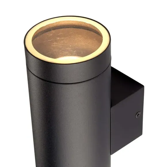 XL Outdoor Wall Light 2-Light - Black, Steel