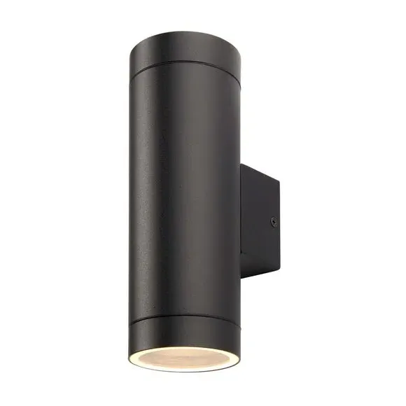 XL Outdoor Wall Light 2-Light - Black, Steel image