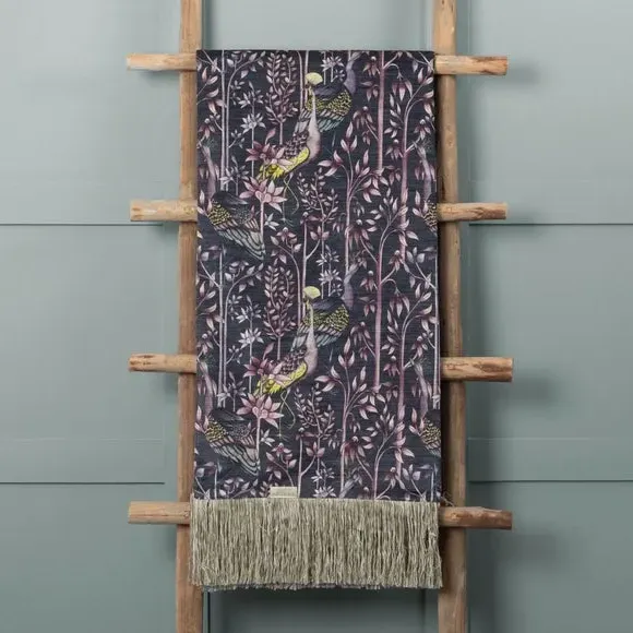 Cotton Throw Blanket Reversible - Pink, Velvet image