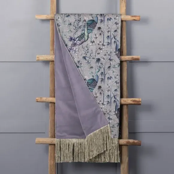 Cotton Throw Blanket Reversible - Willow, Velvet