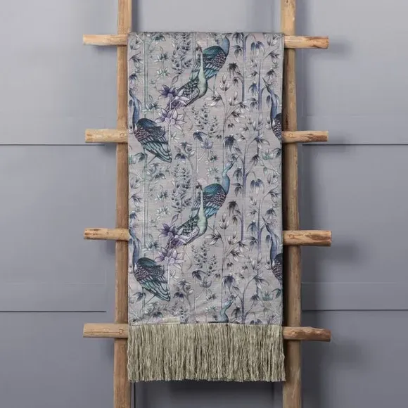 Cotton Throw Blanket Reversible - Willow, Velvet