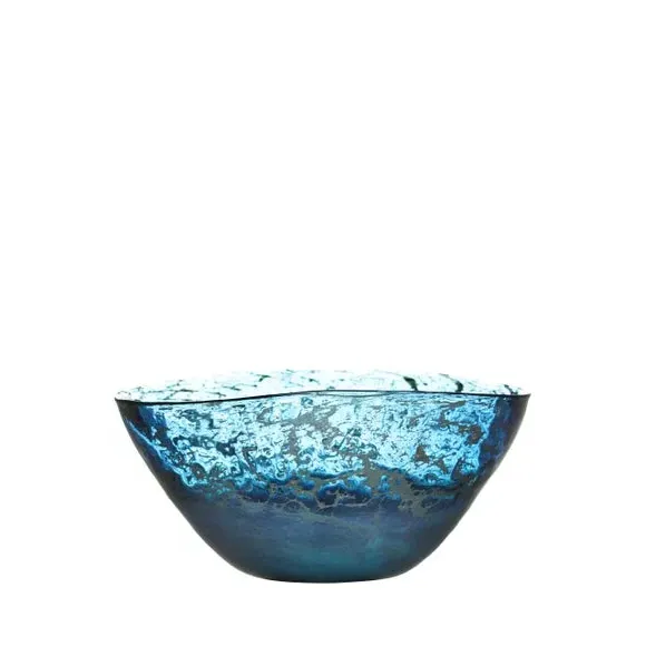 Decorative Bowl Hand Blown - Sapphire, Glass
